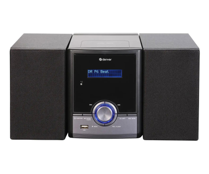 Mikro i mini wieża Denver Micro system Denver MDA-285 z BT, CD, radiem i AUX
